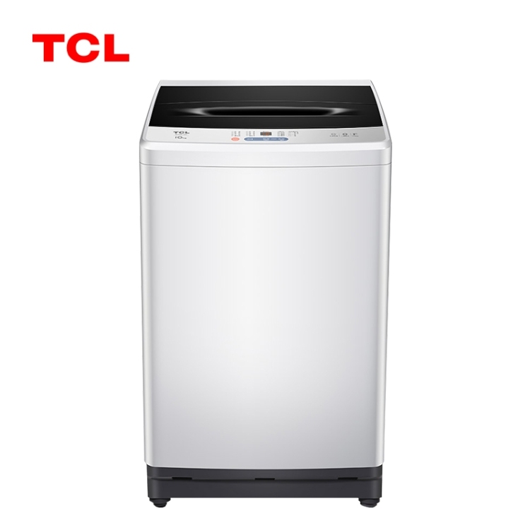 TCL 10公斤大容量全自动波轮洗衣机 宽电压水压 整机保修三年 洁净桶风干B100L100(宝石黑)