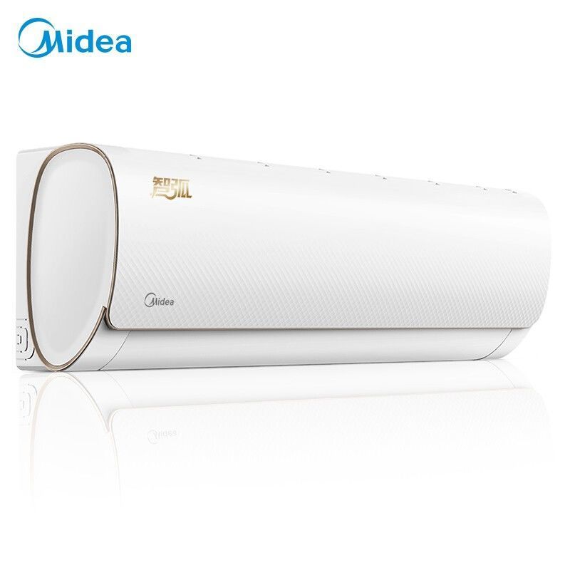 美的（Midea）空调1.5匹新能效变频壁挂式冷暖智能空调家用卧室空调挂机智弧KFR-35GW/N8MJA3